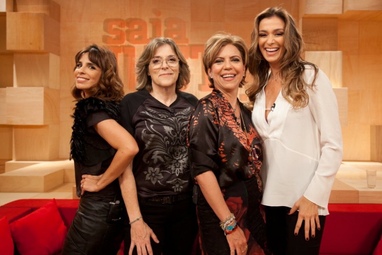 Da esq. para a dir.: Maria Ribeiro, Barbara Gancia, Astrid Fontenelle e Monica Martelli (Tricia Vieira/Divulgação)